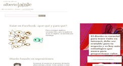 Desktop Screenshot of albertolacalle.com